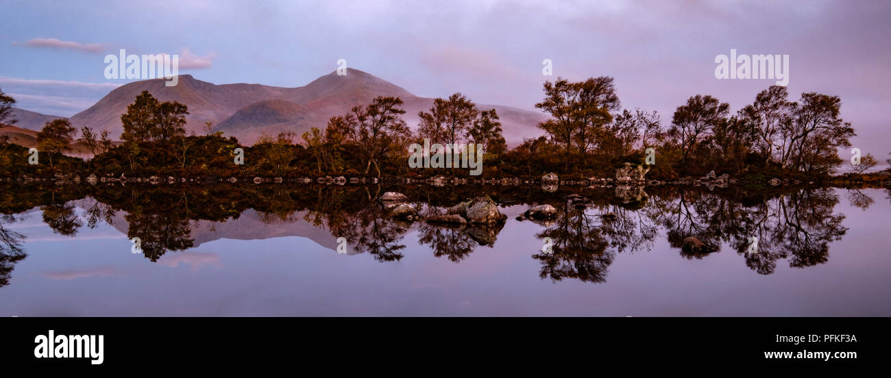 Lochan na-h Achlaise, Rannoch Moor Banque D'Images