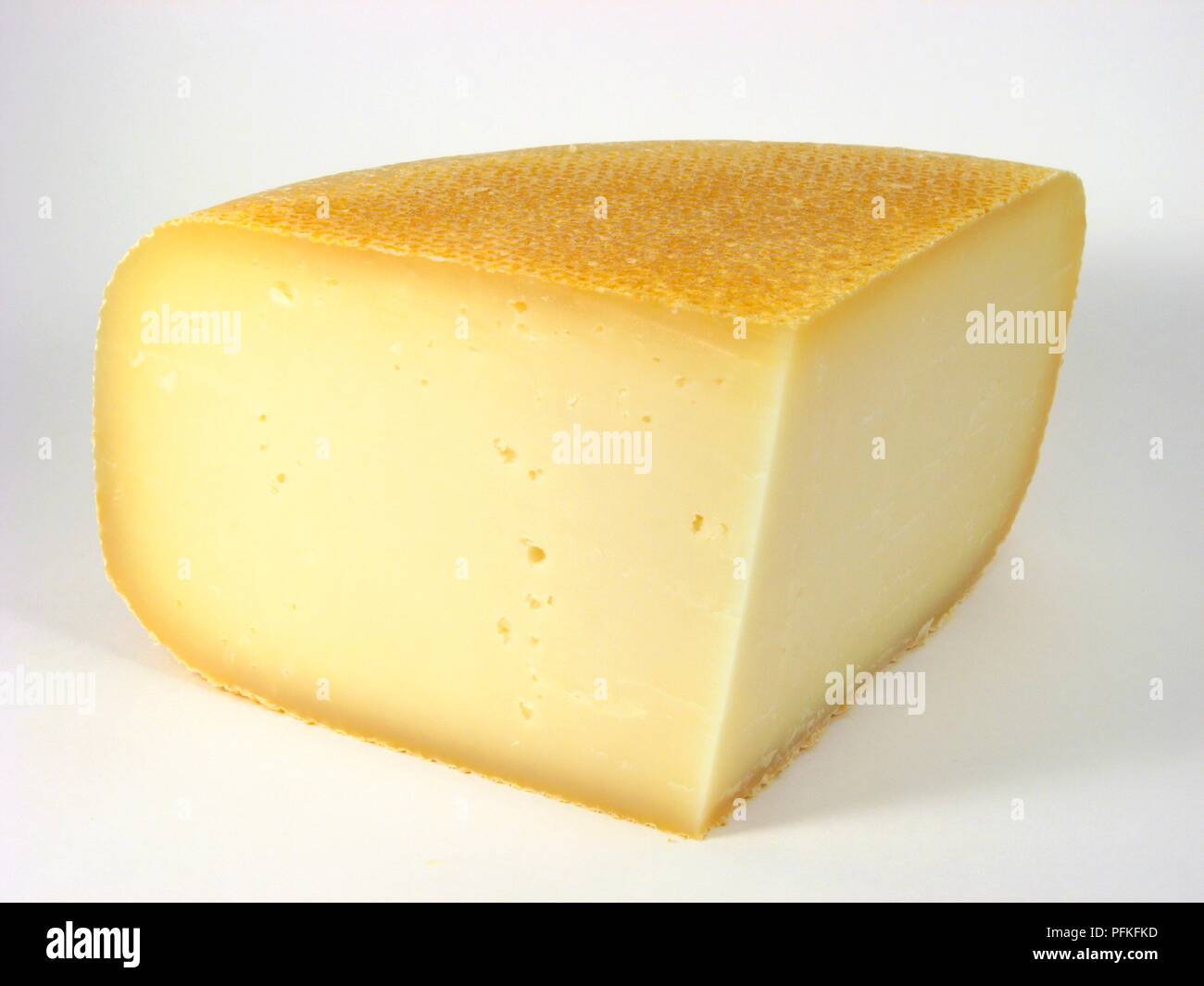 Tranche d'Allegretto le fromage au lait de brebis Banque D'Images