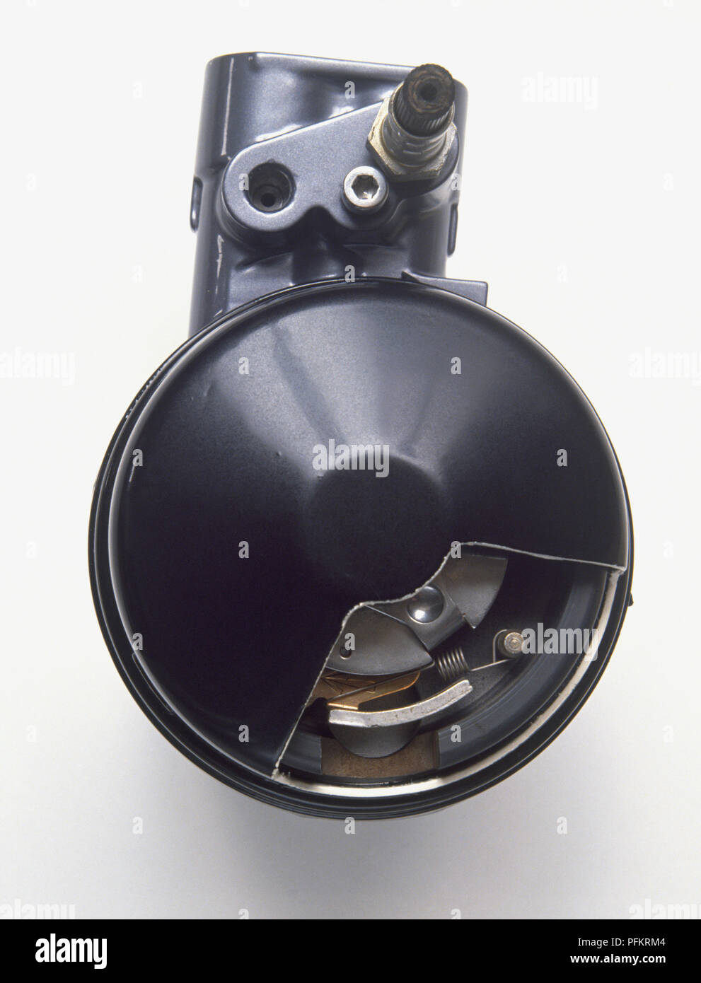 Vue avant du système de freinage avec antiblocage. Banque D'Images