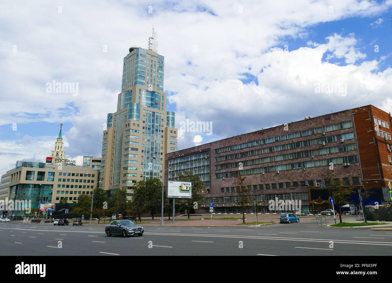 Garden Ring - rue de Moscou en été Banque D'Images