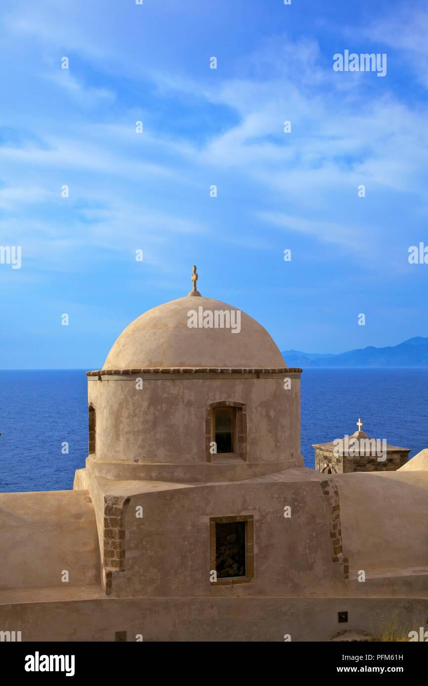 Kritikia, Monemvasia, Laconie, Péloponnèse, Grèce, sud de l'Europe Banque D'Images