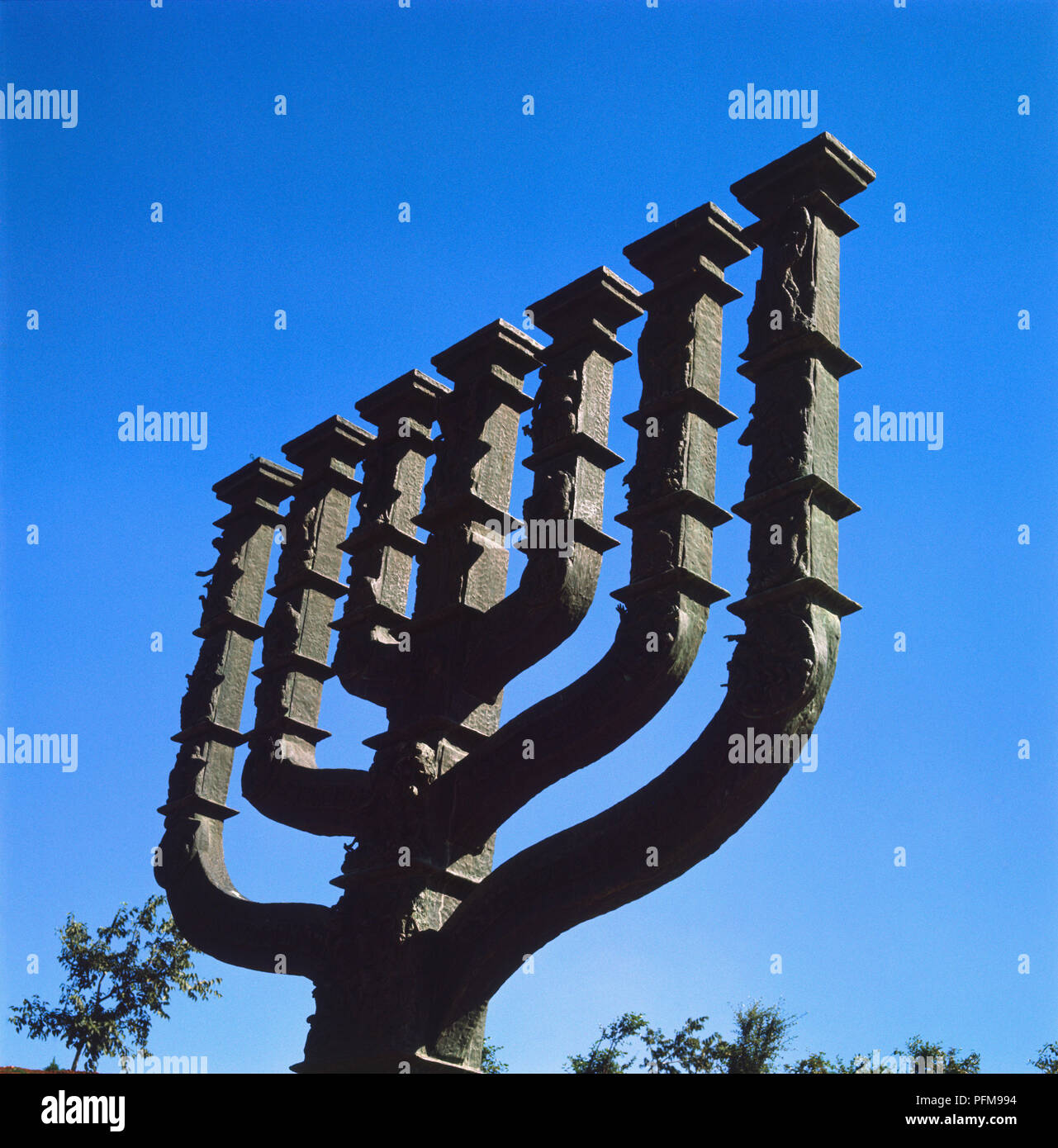 Knesset menorah jerusalem israel Banque de photographies et d’images à
