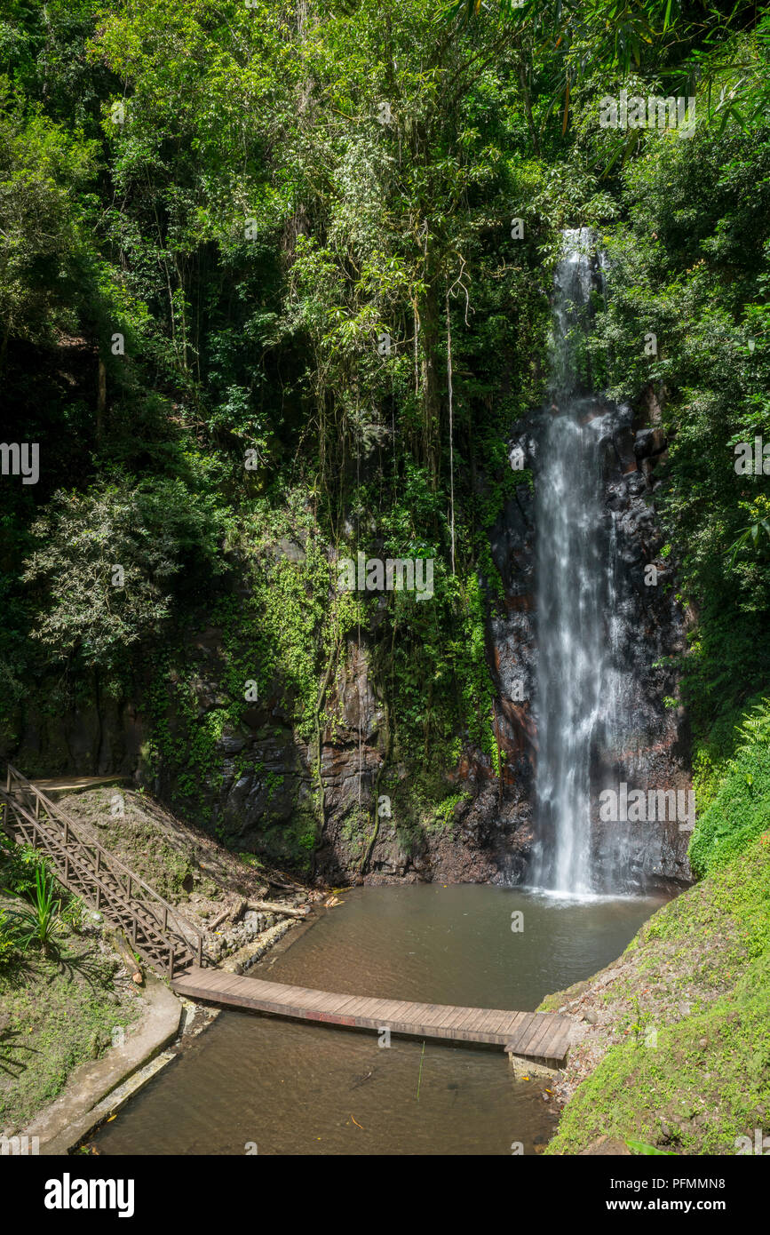 Cascade São Nicolão, São Tomé, São Tomé et Príncipe Banque D'Images