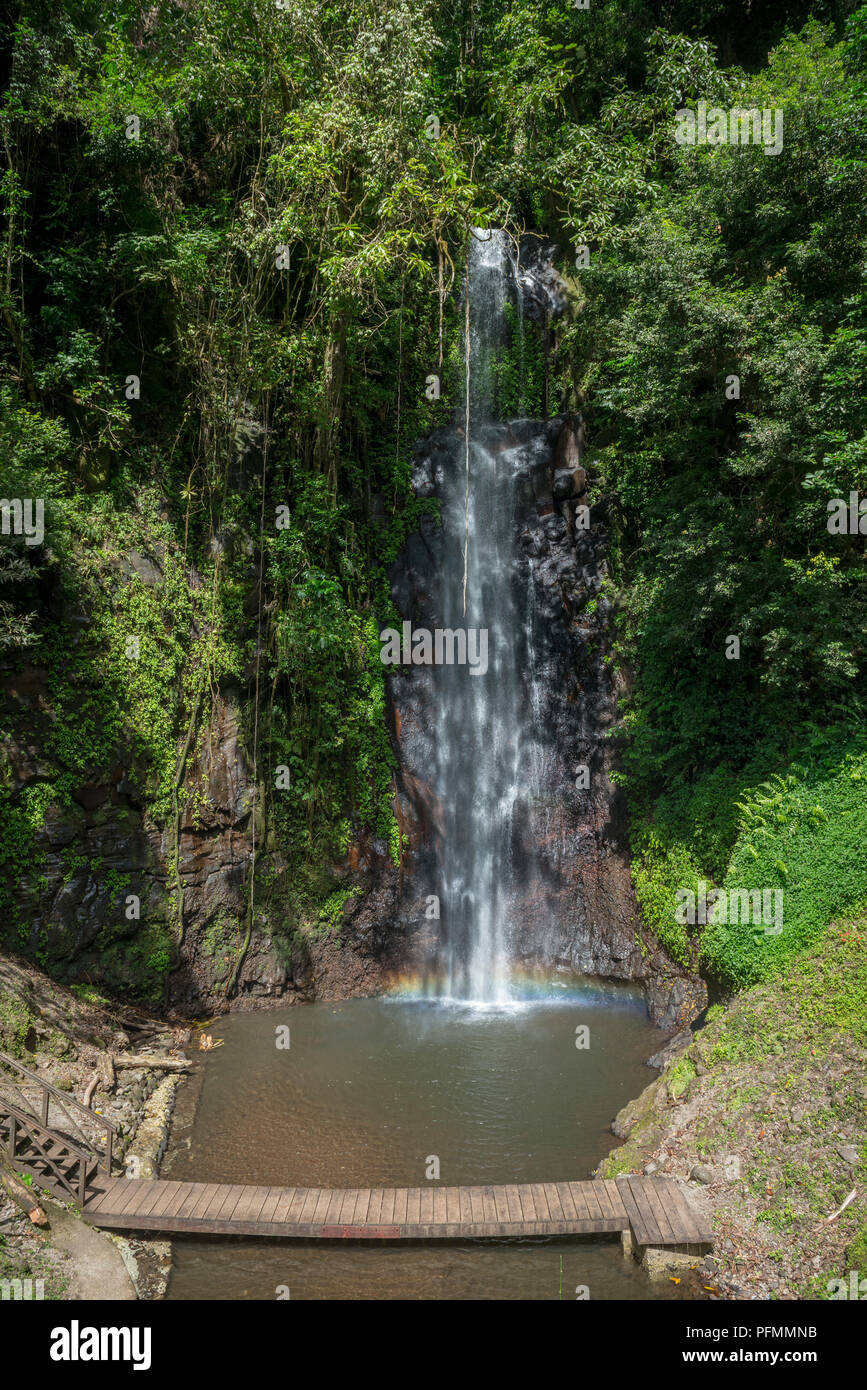 Cascade São Nicolão, São Tomé, São Tomé et Príncipe Banque D'Images