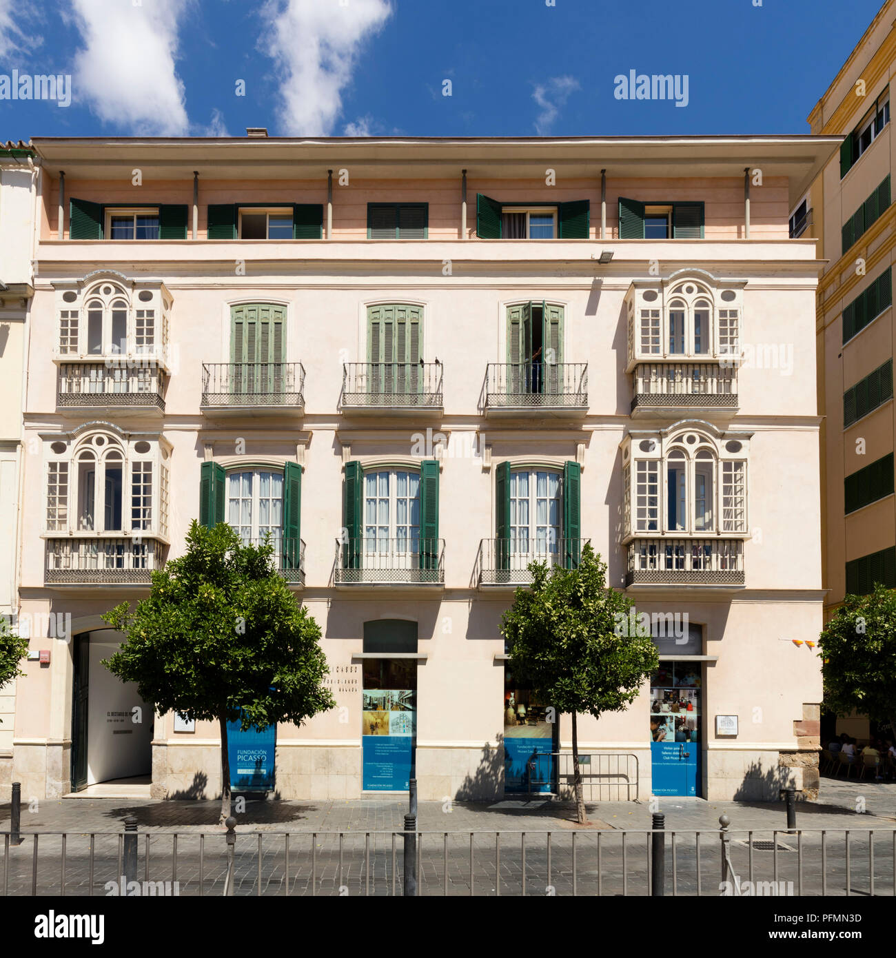 Musée Picasso, Malaga, Costa del Sol, Andalousie, Espagne Banque D'Images