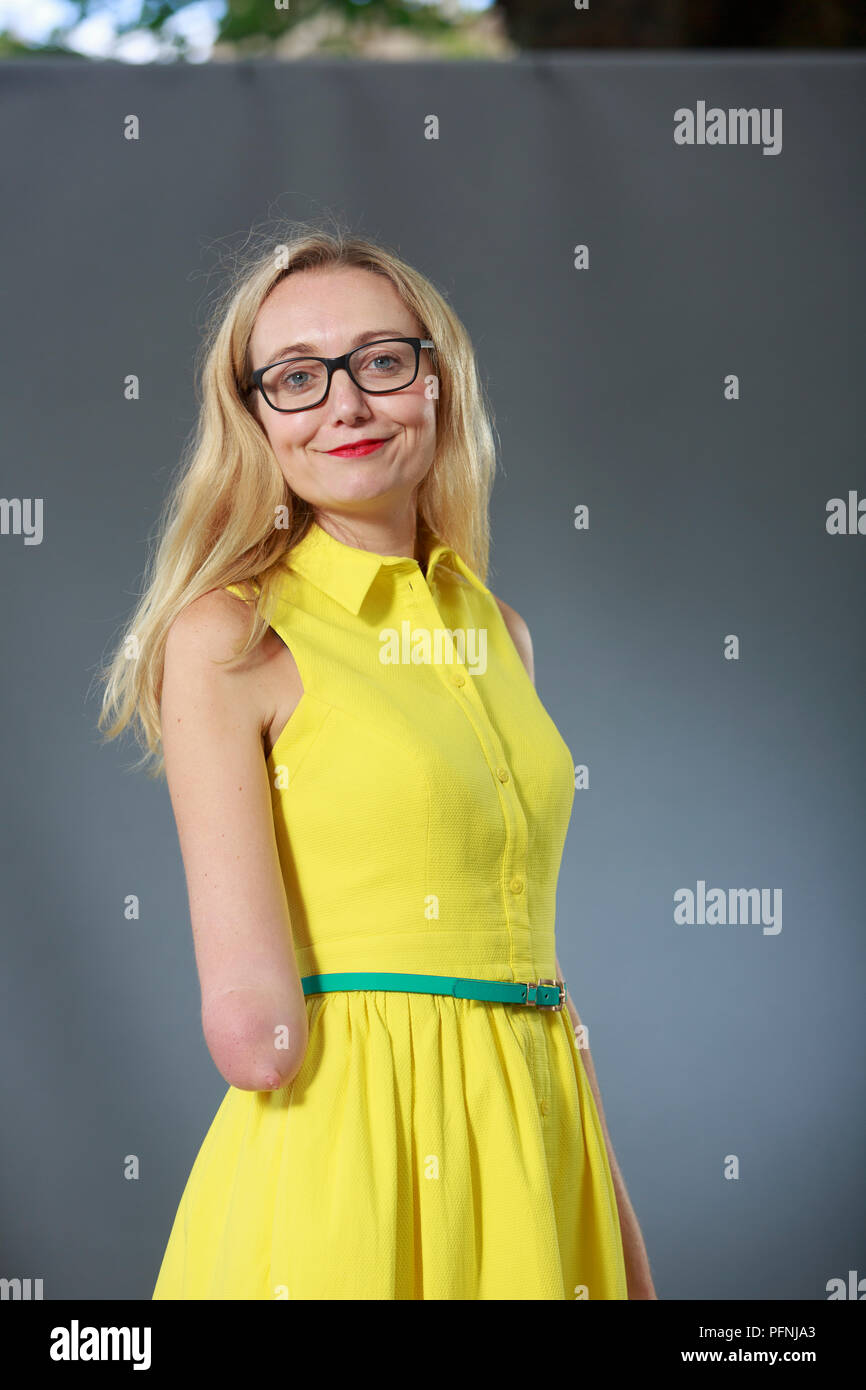 Édimbourg, Écosse. ROYAUME-UNI. 21 août 2018. Festival international du livre d'Édimbourg. Photo: Cerrie Burnell. Édimbourg. Pako Mera/Alay Live News. Banque D'Images