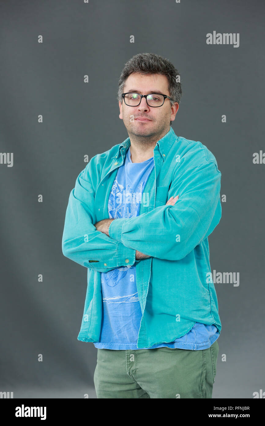 Edimbourg, Ecosse. UK. 21 août 2018. Edinburgh International Book Festival. Photo : Daniel Hahn . Édimbourg. Pako Mera/Alamy Live News. Banque D'Images