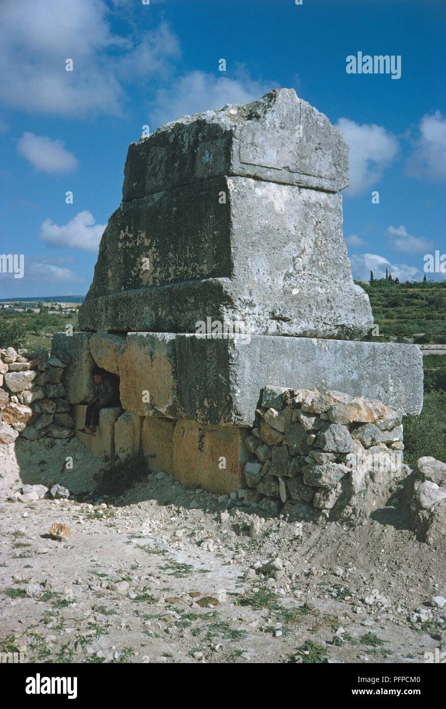 Liban, pneu, tombe du 10ème siècle, le Roi Hiram Banque D'Images