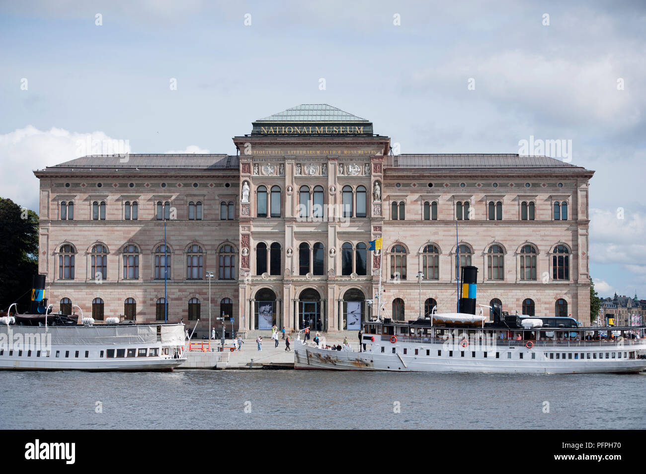 La Suède, Stockholm, Nationalmuseum (Musée national des beaux-arts), extérieur Banque D'Images