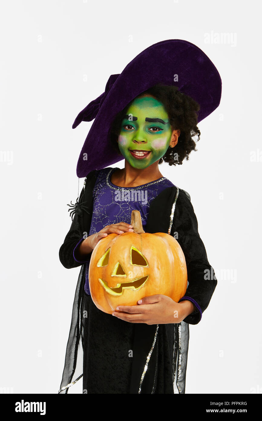 Sorcière d’Halloween Banque D'Images