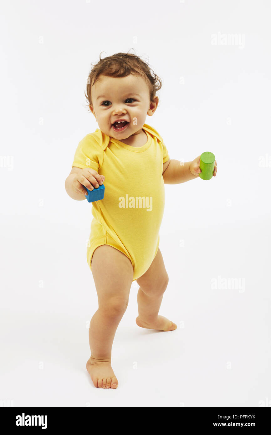 Bébé joue Banque D'Images