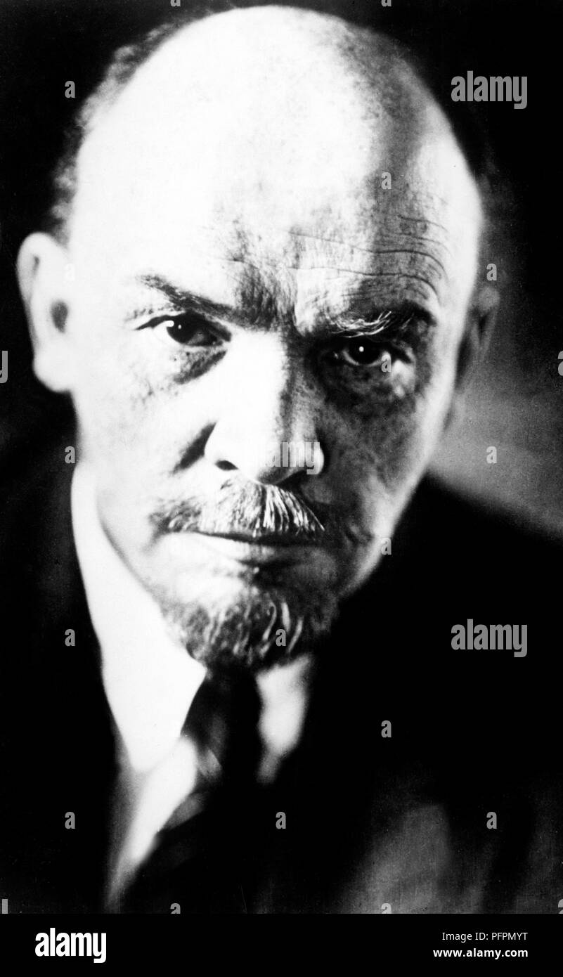 Vladimir Ilic uianov nommé Lénine Banque D'Images