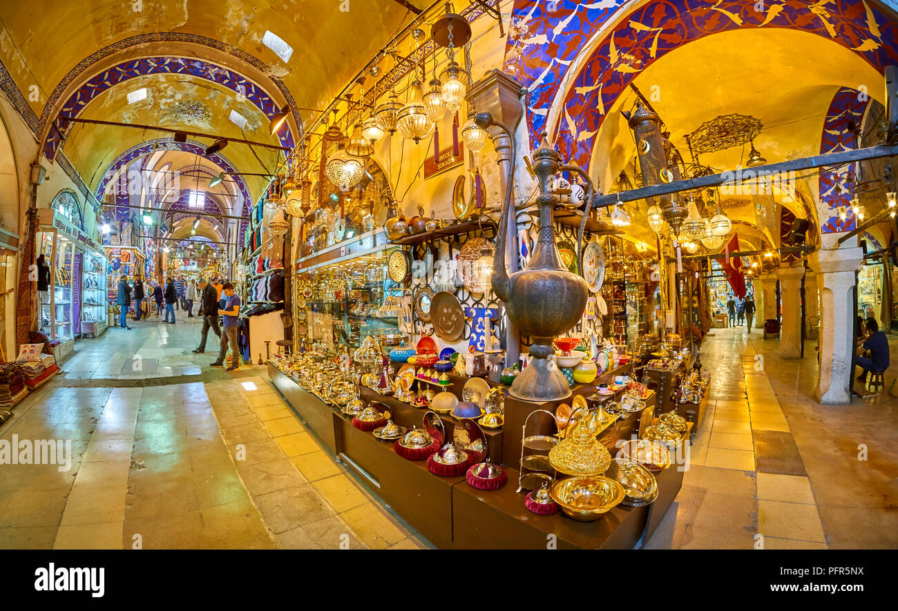 Grand Bazar, Istanbul, Turquie Banque D'Images