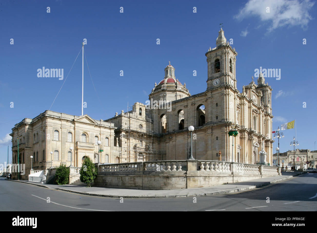 Malte, Zejtun, St Catherine's Church Banque D'Images