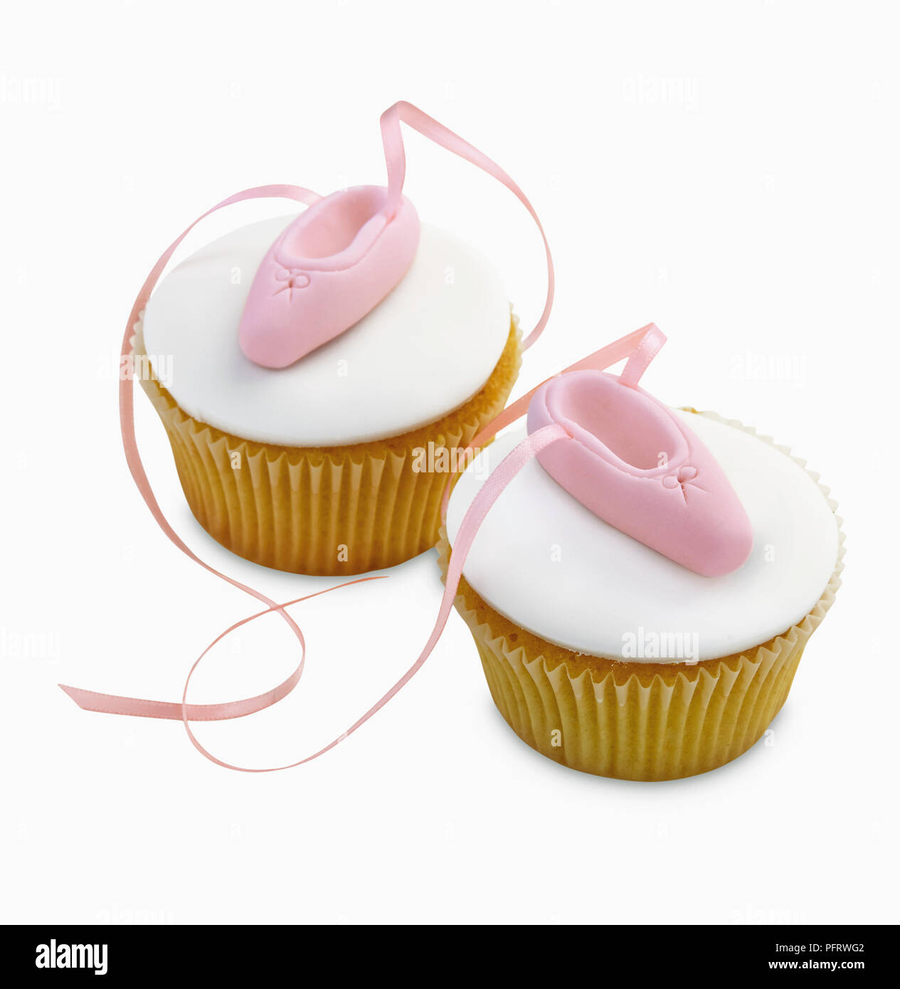 Cupcakes de ballet Banque D'Images