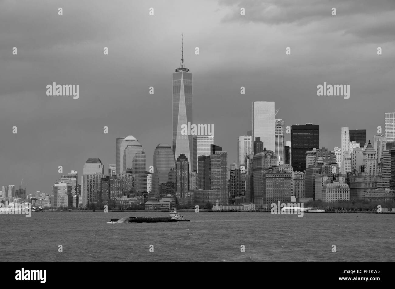 Manhattan Skyline, New York City, USA. Banque D'Images