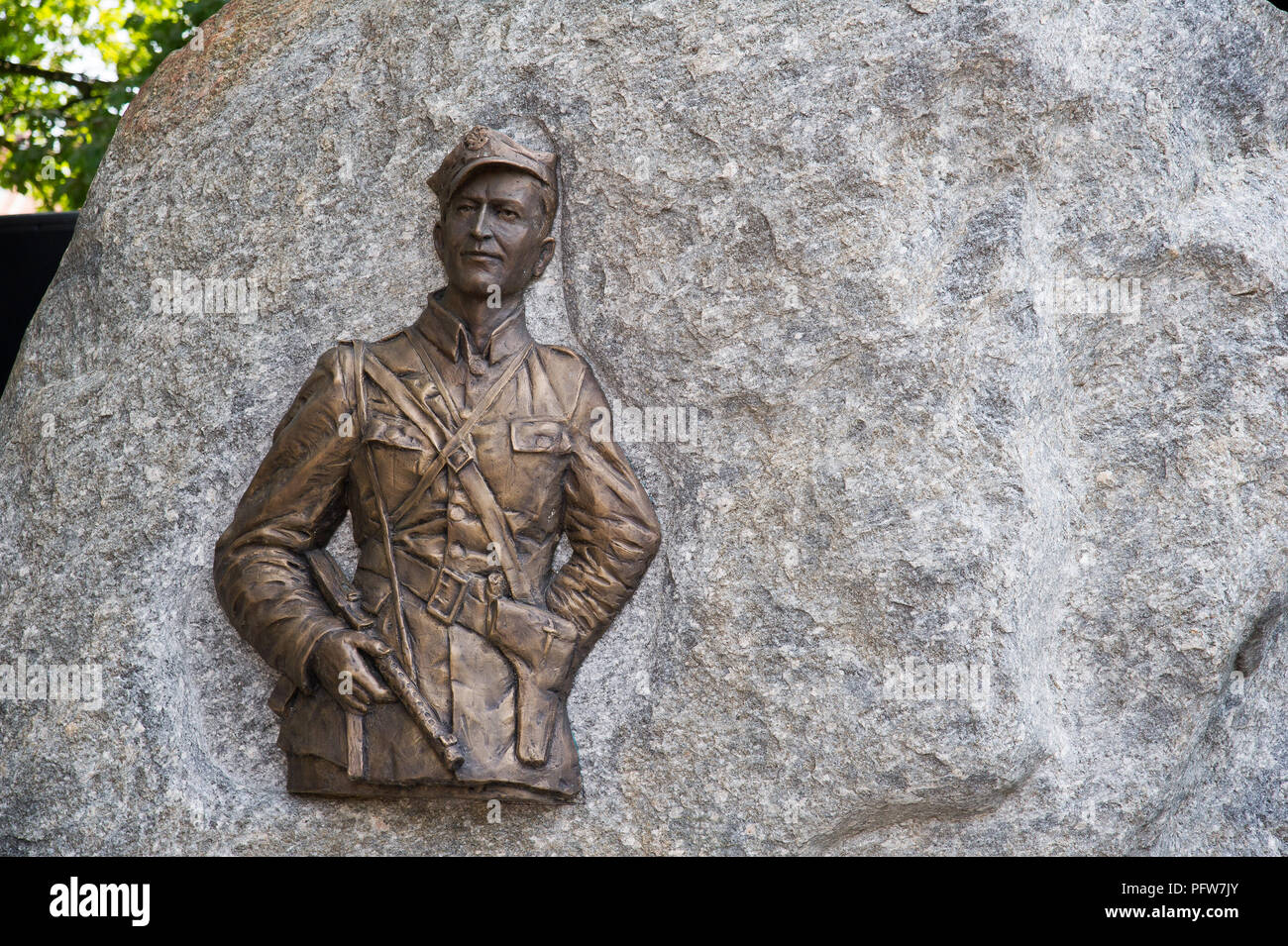 Monument de soldats maudits à Gdansk, Pologne. 4 août 2018 © Wojciech Strozyk / Alamy Stock Photo Banque D'Images