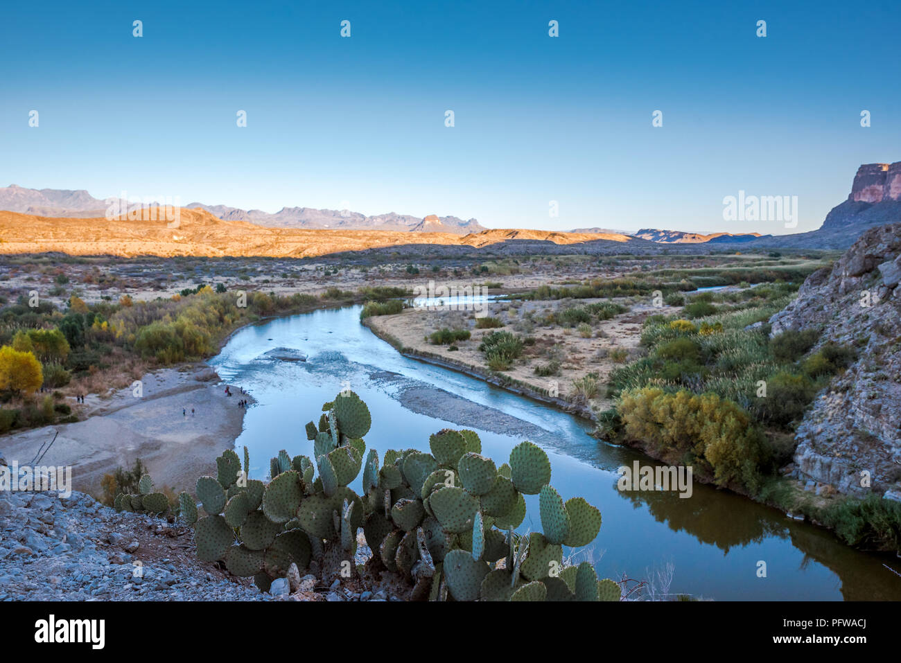 Santa Elena Canyon dans le parc national Big Bend, Texas Banque D'Images