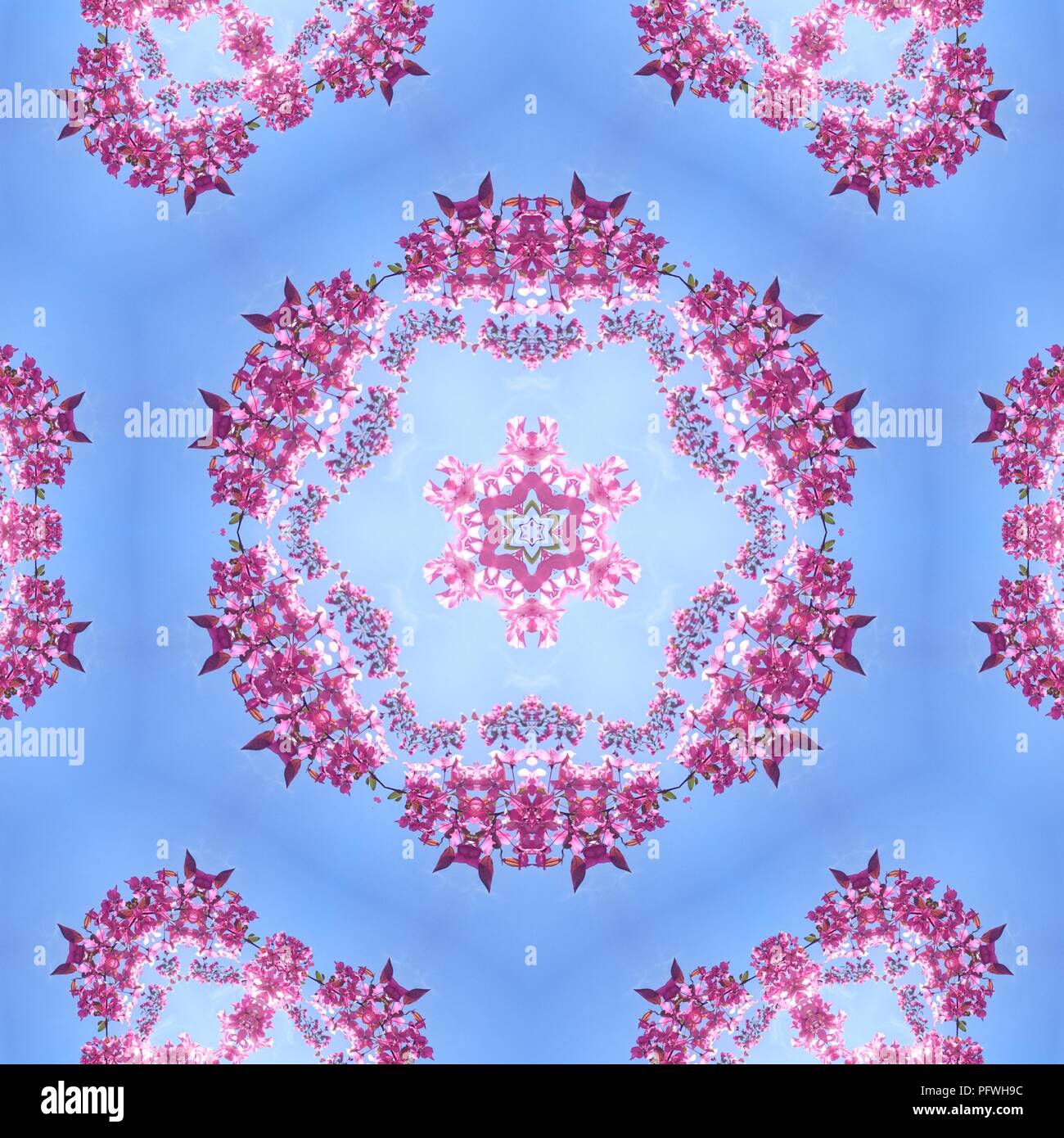 Kaléidoscope abstrait Banque D'Images