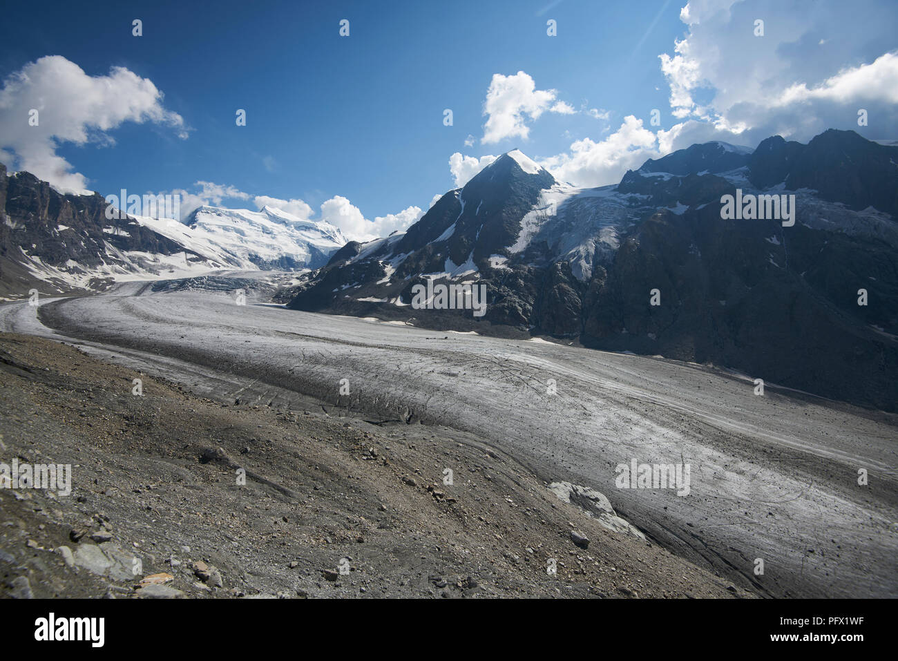 Corbassièere Glacier, Valais, Suisse Banque D'Images