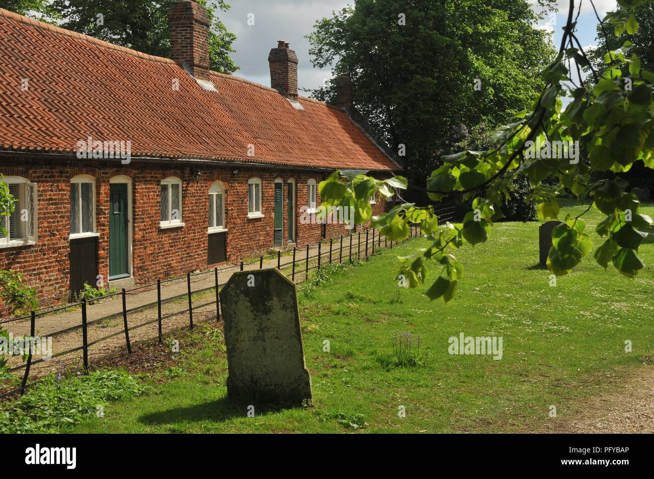 Worker's Cottages en Lincoln Banque D'Images