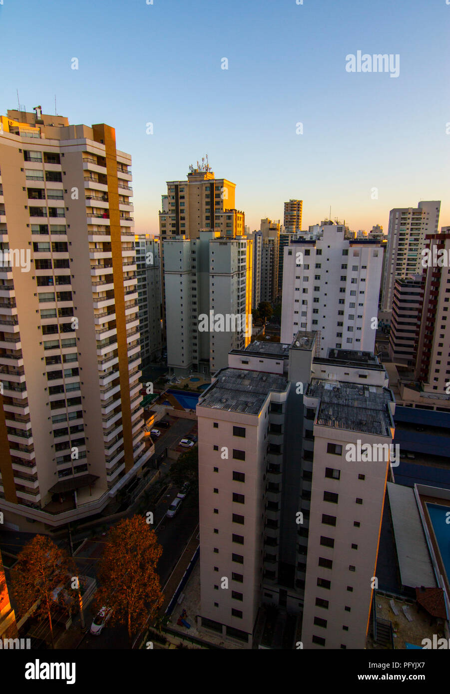 Bâtiments à Sao Jose dos Campos SP Banque D'Images