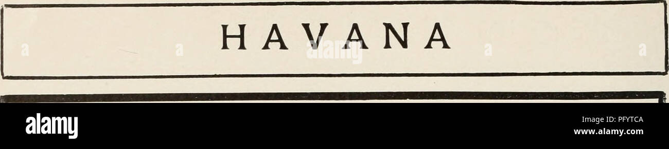 . L'examen de Cuba. Cuba -- Périodiques. 40 L'EXAMEN DE CUBA. Organisation des chemins de La Havane Cuba est d'abord et avant tout de fer. (Première section ouverte à la circulation en 1837) vous emmène à toutes les parties de l'île à l'Est de La Havane confortablement et rapidement à travers diverses et de beaux paysages et de vastes plantations de sucre passé Parlour, d'observation et de wagons-lits attachés à des trains principaux. Une information complète et par tlclsets à tous points à Cuba à partir de l'Organisation des chemins de La Havane peut être obtenu de la manière suivante : Thoe. Cook &AMP ; Sbn Seaboard Air Line R. R. Foster &AMP ; Reynolds Côte Atlantique Banque D'Images