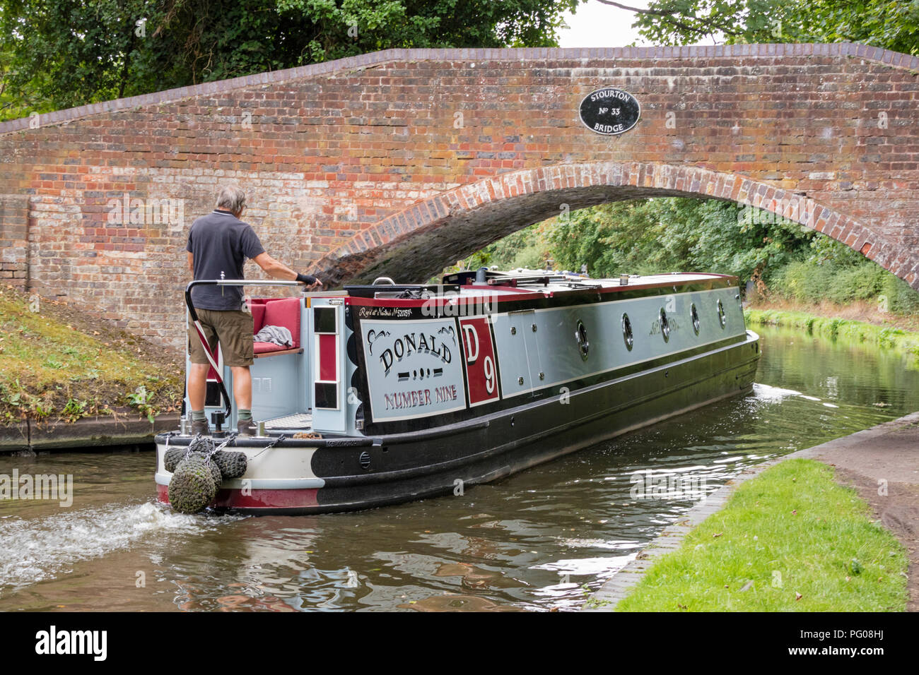 Staffordshire Worcestershire et près du Canal de Jonction Stourton, Staffordshire, England, UK Banque D'Images