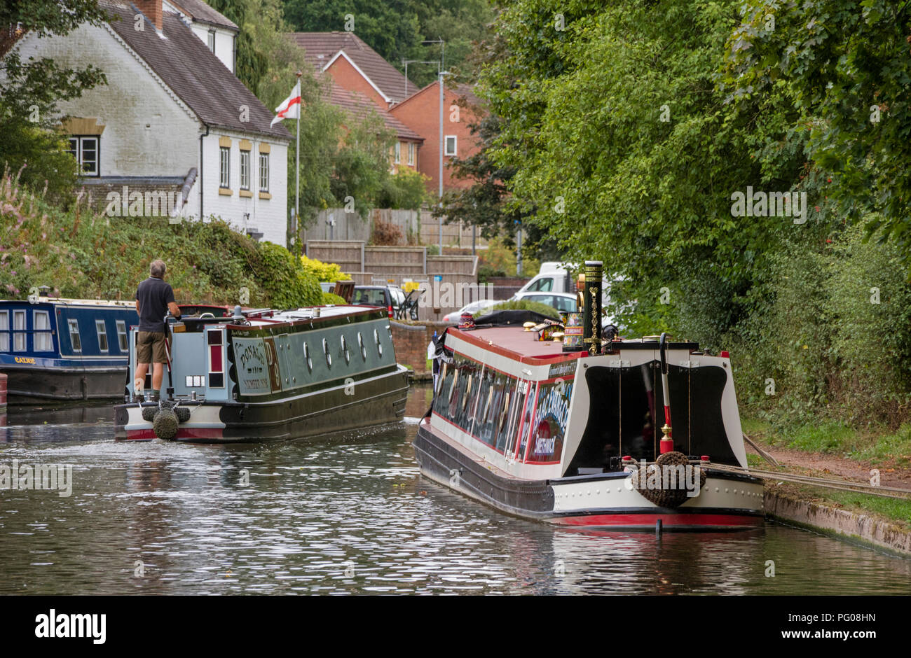 Staffordshire Worcestershire et près du Canal de Jonction Stourton, Staffordshire, England, UK Banque D'Images