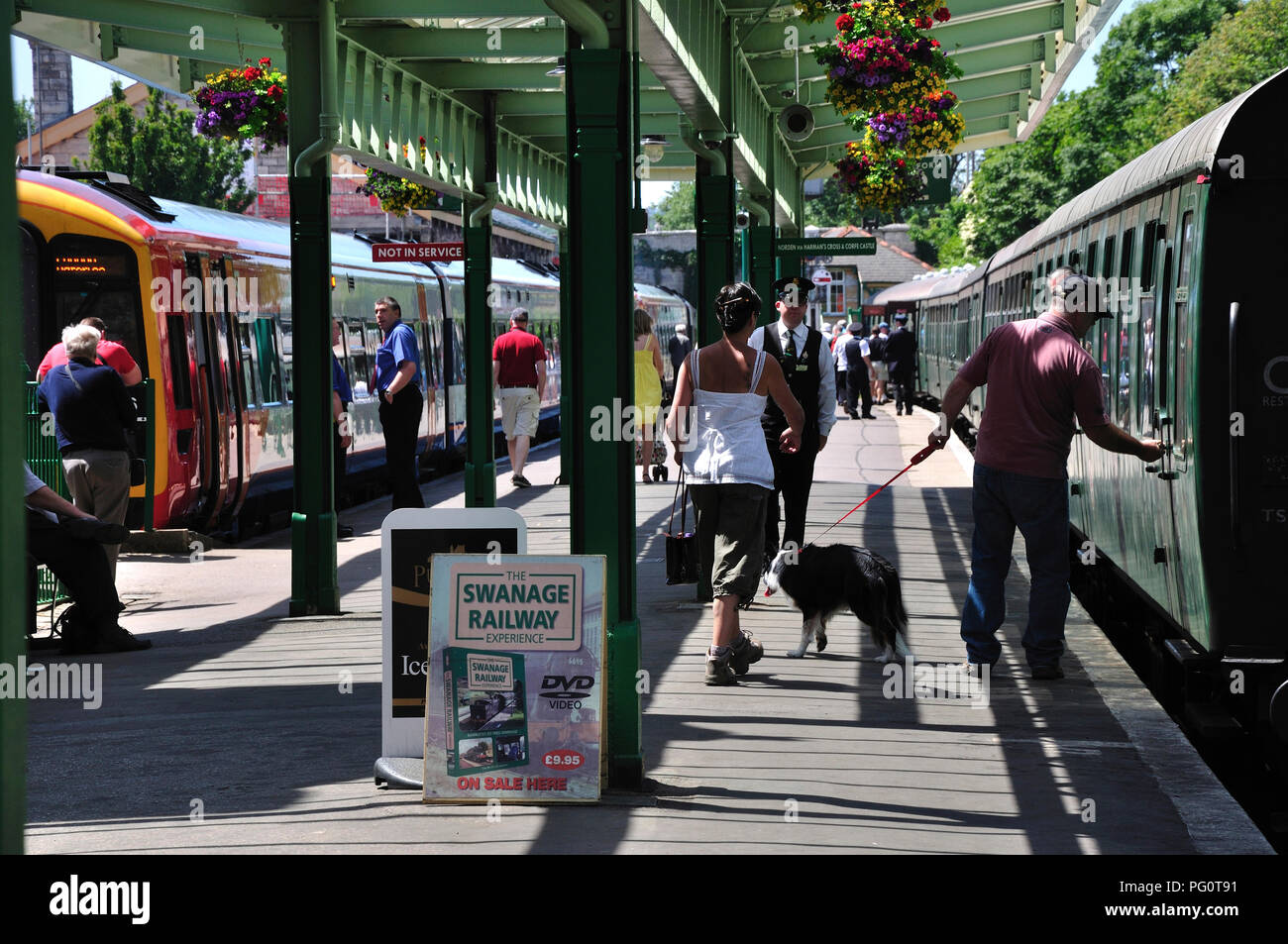 La gare de Swanage, Dorset, UK Banque D'Images