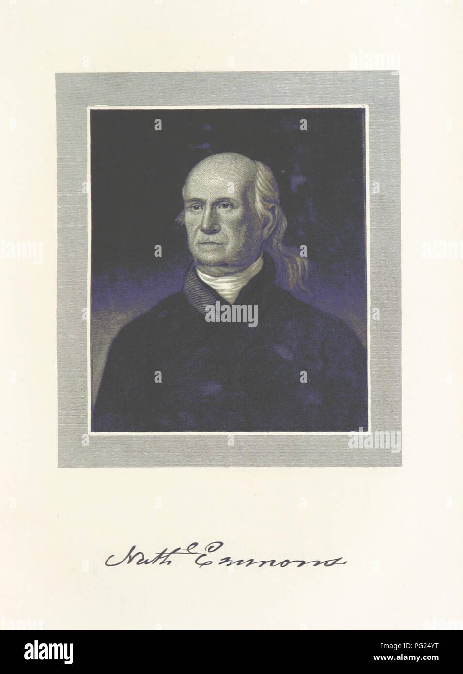 Libre à partir de la page 103 de "une histoire de la ville de Franklin, Massachusetts ; de son règlement à l'achèvement de son premier siècle, 2d, mars 1878 ; avec l'avis de ses premiers généalogique des familles, des croquis de ses professional m0012. Banque D'Images