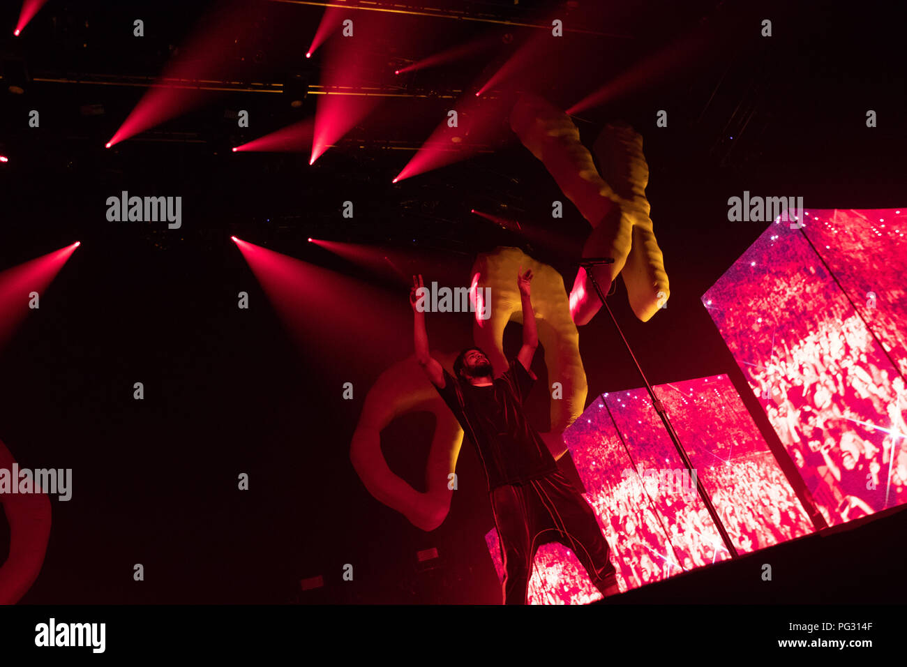 San Diego, Californie, USA. 22 août 2018, le juge. Cole doit effectuer à Viejas Arena Crédit : Rishi Deka/ZUMA/Alamy Fil Live News Banque D'Images
