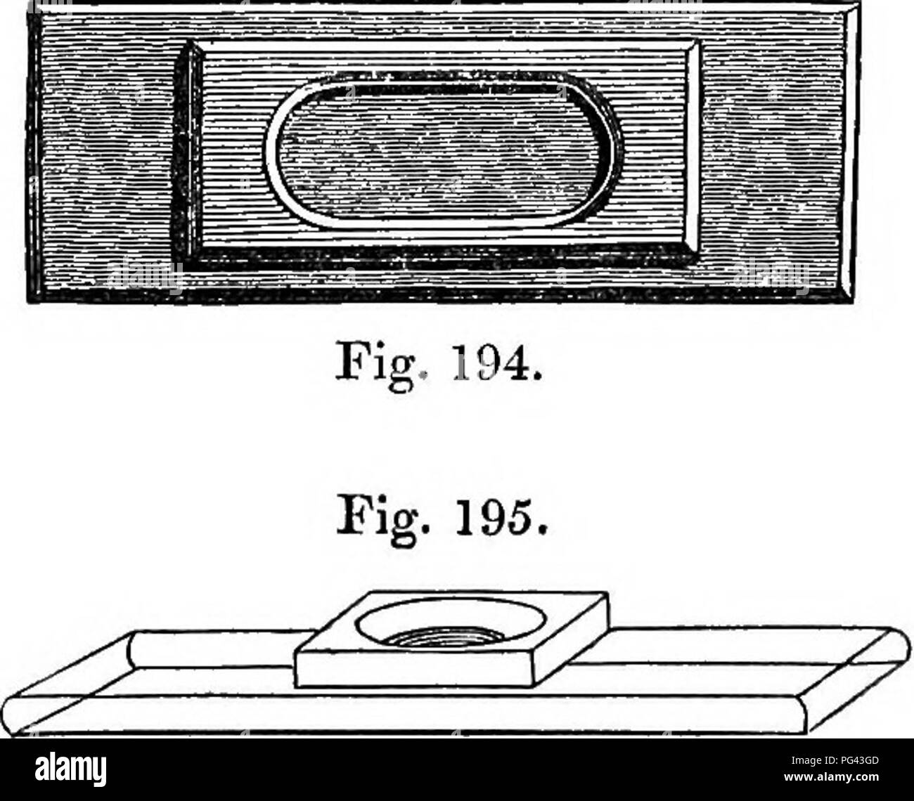Ce traité traite de l'utilisation de microscopes pour examiner des structures animales, végétales et minérales, détaillant les méthodes de préparation et les types de cellules observées sous le microscope, telles que les cellules en verre plat et le ciment de colle marine. Banque D'Images