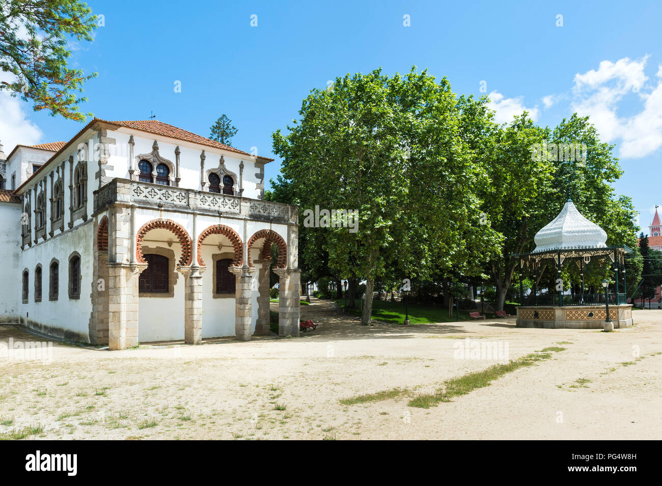 Don Manuel palais Royal, pavillon, Jardin Public Merendas, UNESCO World Heritage Site, Evora, Alentejo, Portugal Banque D'Images
