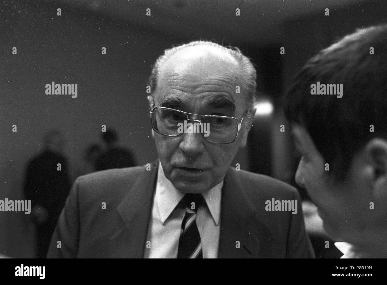 L'artiste et activiste tchèque Jiri Kolar. Banque D'Images