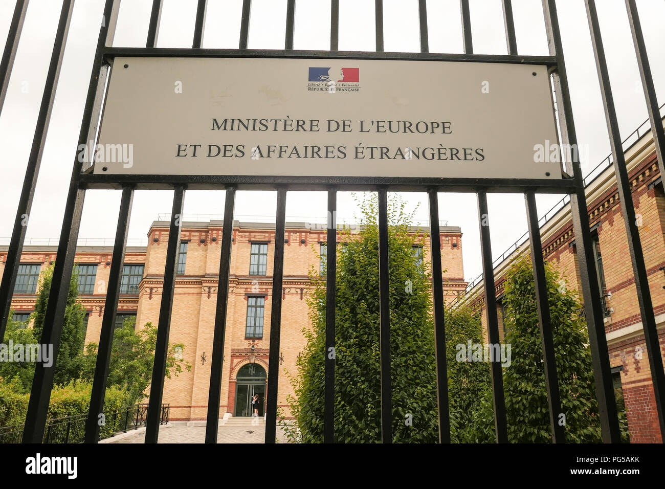 Ministère de l'Europe et des affaires étrangères, Quai d'Orsay, Paris, France Banque D'Images