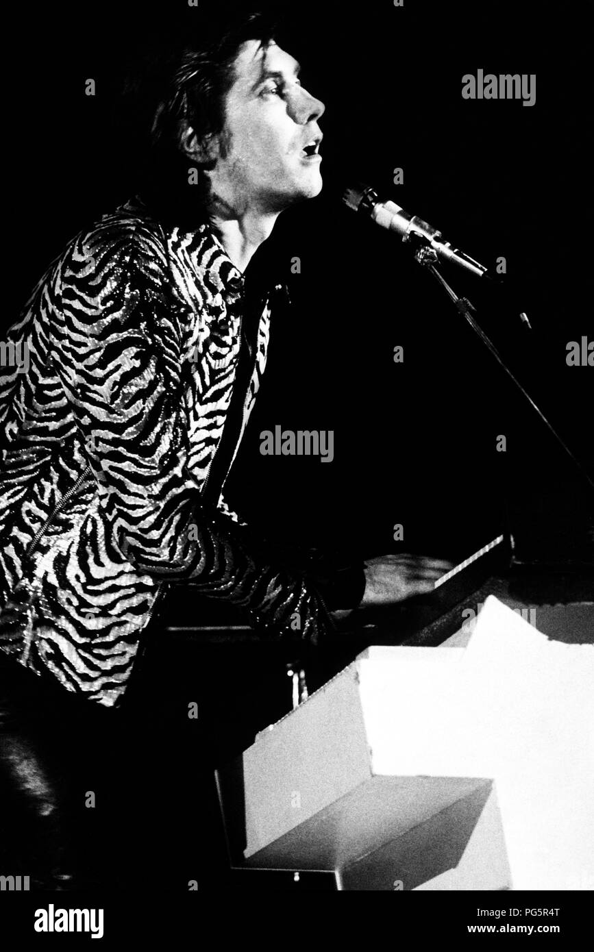 Bryan Ferry, Roxy Music, 1974 Banque D'Images