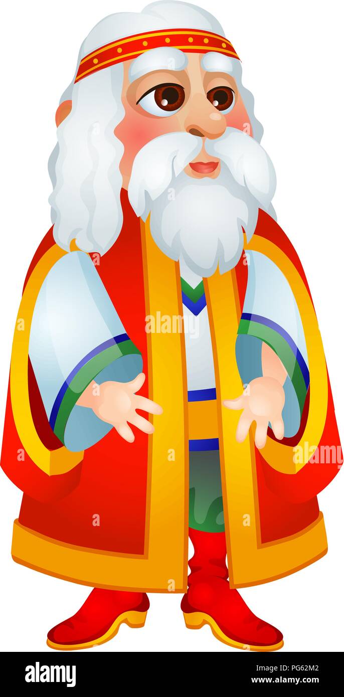 Dessin vieil homme barbe rousse Banque de photographies et d’images à ...