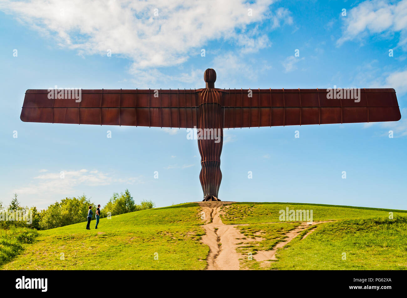 Lange Du Nord à Gateshead England Uk Banque Dimages -