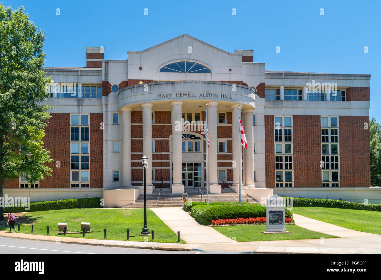 TUSCALOOSA, AL/USA - 6 juin 2018 : Mary Hewll Alston Hall sur le campus de l'Université de l'Alabama. Banque D'Images