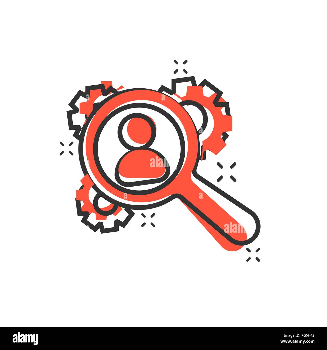 Vector cartoon les ressources humaines, le recrutement, la gestion des ...