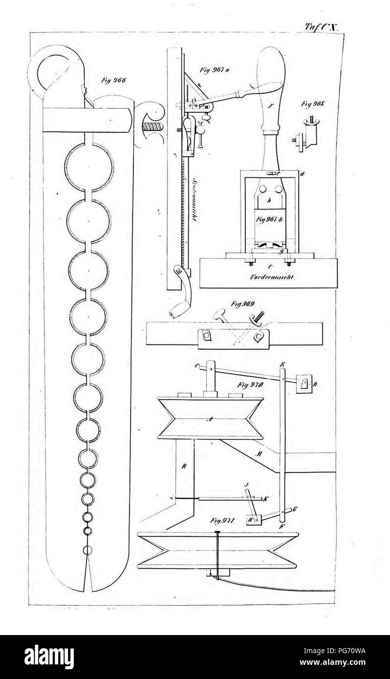 Orgelbaukunst Atlas 110 Tafel. Banque D'Images