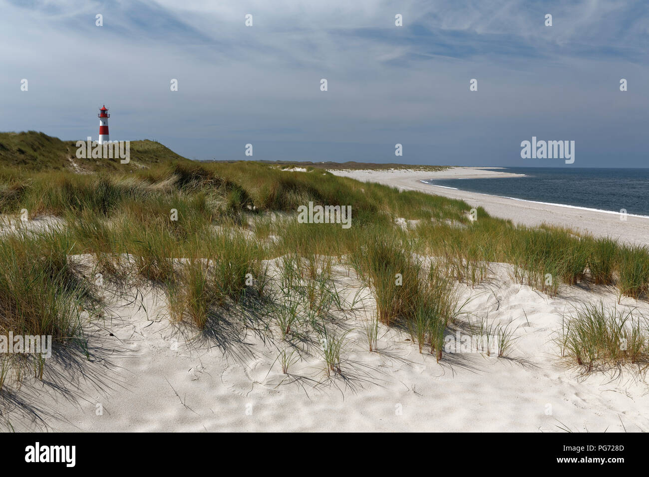 Allemagne, Frise du Nord, Sylt, liste Phare East Banque D'Images