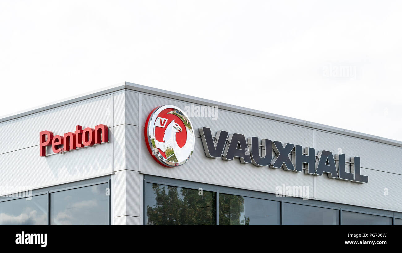 Vauxhall votre nom et logo Banque D'Images