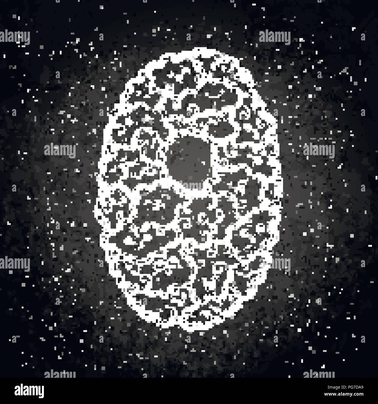 Le nombre zéro. Hand drawn doodled kids nombre. Mignon monstred les nombres, les symboles mathématiques. Illustration vectorielle pour le web, le design, la décoration, l'éducation, s'imprime, Illustration de Vecteur