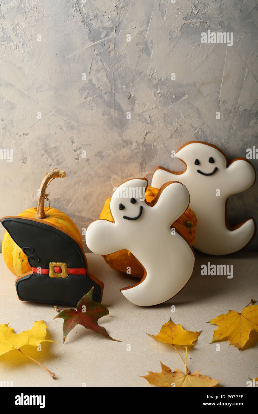 Drôle Halloween cookies biscuits Banque D'Images