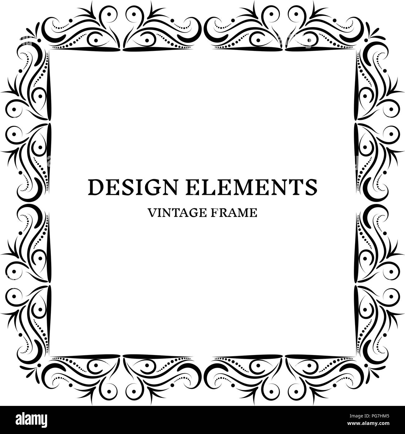 Vintage frame design, format vectoriel Illustration de Vecteur