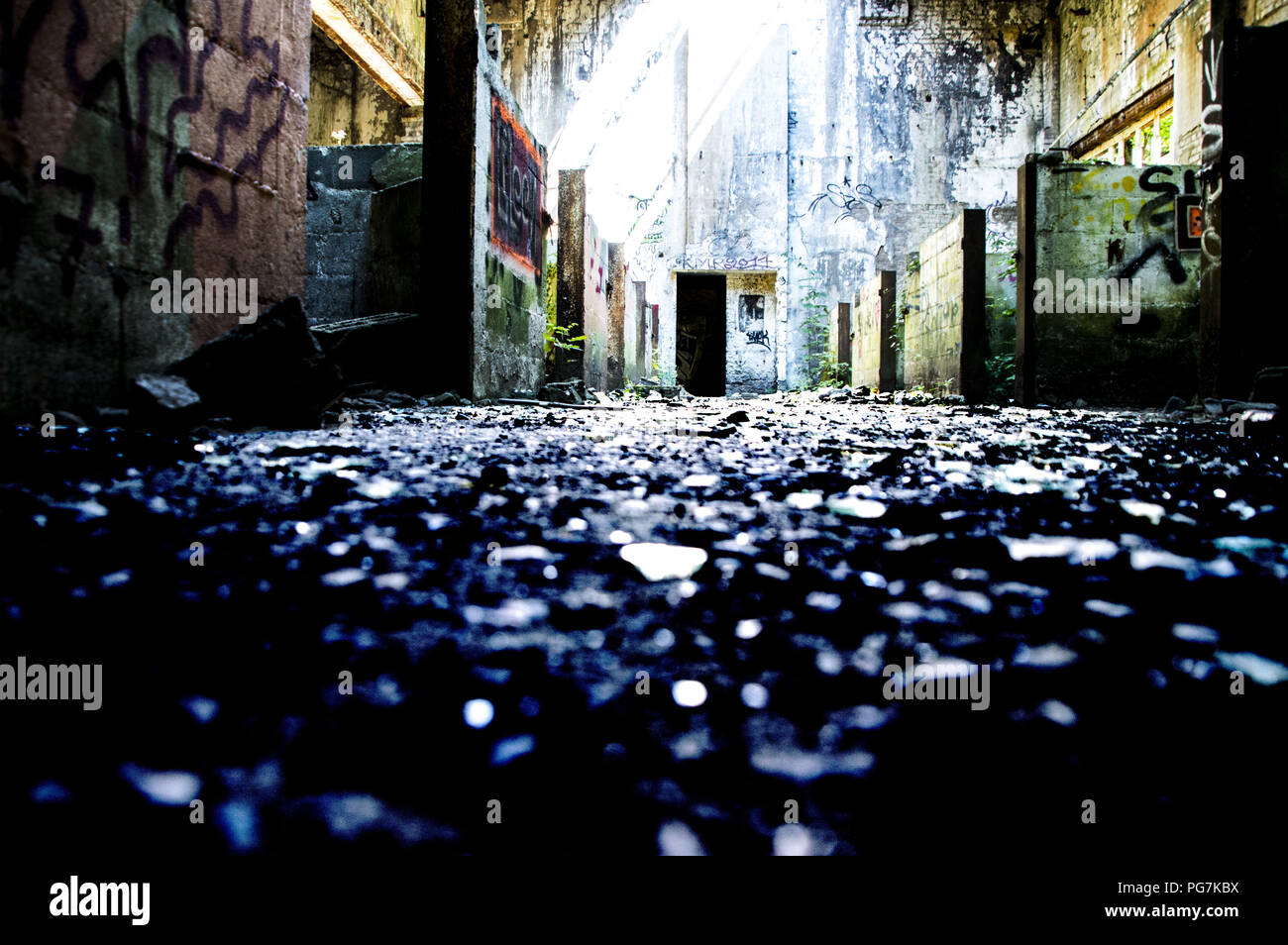 Bâtiment abandonné sur l'Urbex Banque D'Images