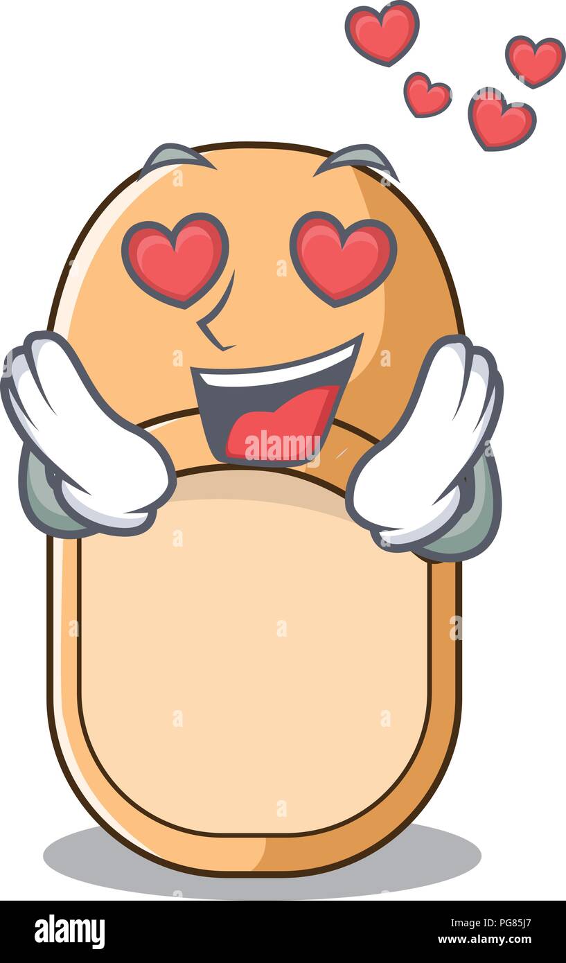 Dans l'amour accueil chaussons icône dans le style cartoon Illustration de Vecteur