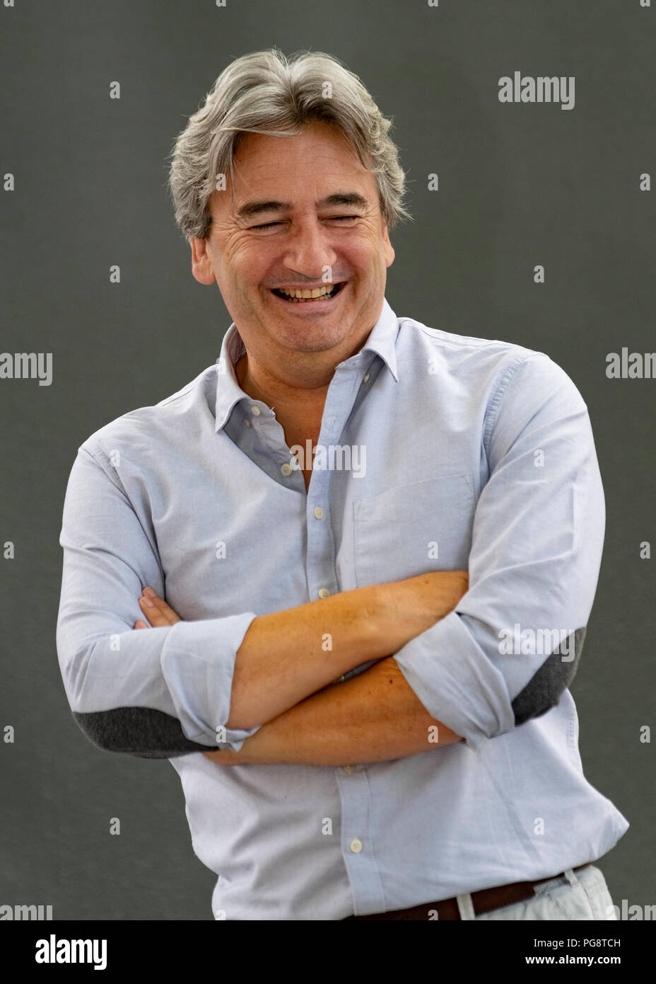 Edinburgh, Ecosse, Royaume-Uni. 25 août, 2018. Sur la photo ; Fergal Keane le correspondant étranger irlandais avec BBC News et un auteur. Son livre, 'Blessures' son déménagement compte des années tumultueuses qui ont suivi l'Insurrection de Pâques en 1916. La famille d'articles, mémoires historiques, la partie du compte de correspondant livre montre comment la violence se répercute à travers les générations. Credit : Iain Masterton/Alamy Live News Banque D'Images